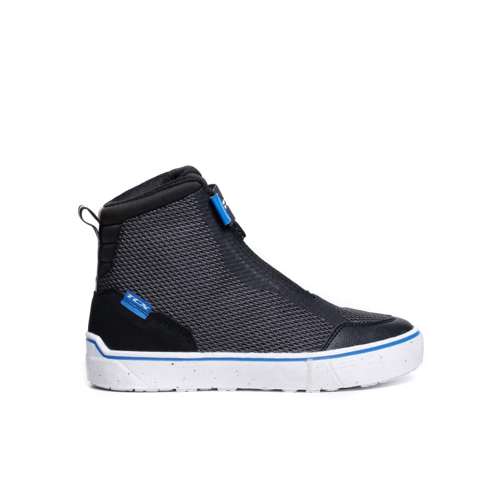 TCX - Ikasu 2 Air Wmn, Zapatos Moto Transpirables, para Mujer, Negro/Azul Eléctrico, 38