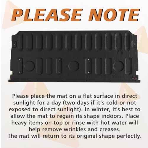 Image of TripleAliners Truck Mat Compatible with 2022-2026 Ford Maverick & Hybrid Model Tailgate Accessories, Tailgate Mat Custom Fit All Weather Protection Pickup Liner, Won't Fit Drop-in Liners