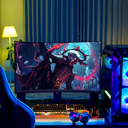 Bekizo V1 Iron Orange Yellow Gaming Keyboard Mouse Combo,104 Full Size Metallic Backlit Keyboard,Led Keyboard Color Change Lighted Keyboard,Pc Computer Usb Keyboard, Gamer Keyboard,For Prime Xbox One Ps4 Gamer thumb #2