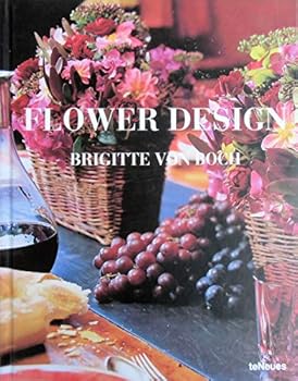 Hardcover Flower Design (English and French and German Edition) Book