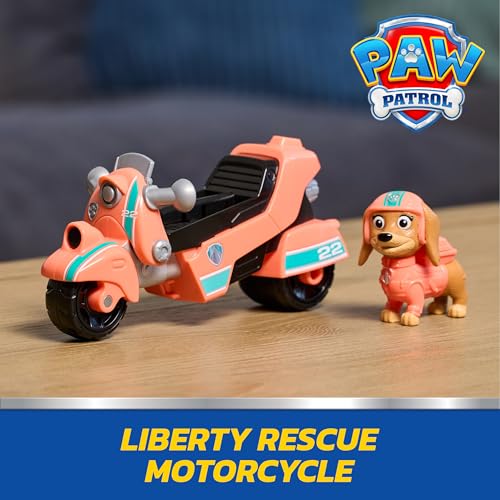 Paw Patrol - Pat Patrouille - Véhicule Figurine Liberty - Voiture Figurine À Collectionner - Pat Patrouille Véhicule - Plastique Recyclé - Voiture Enfant - Jouet Enfant 3 Ans Et +