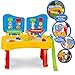 deAO Wasser- und Sandspieltisch für Kinder, Outdoor-Tisch mit Doppelfächern, enthält viele Zubehörteile und Spielzeugdeckel für Jungen und Mädchen