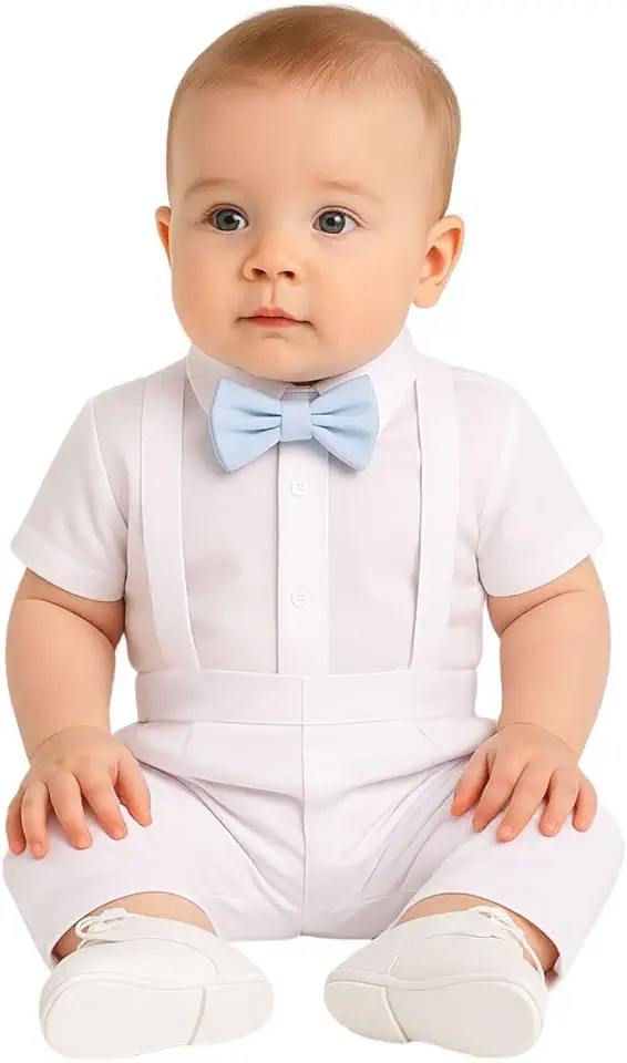 Conjunto de Batizado Para Bebê Menino - Pedro