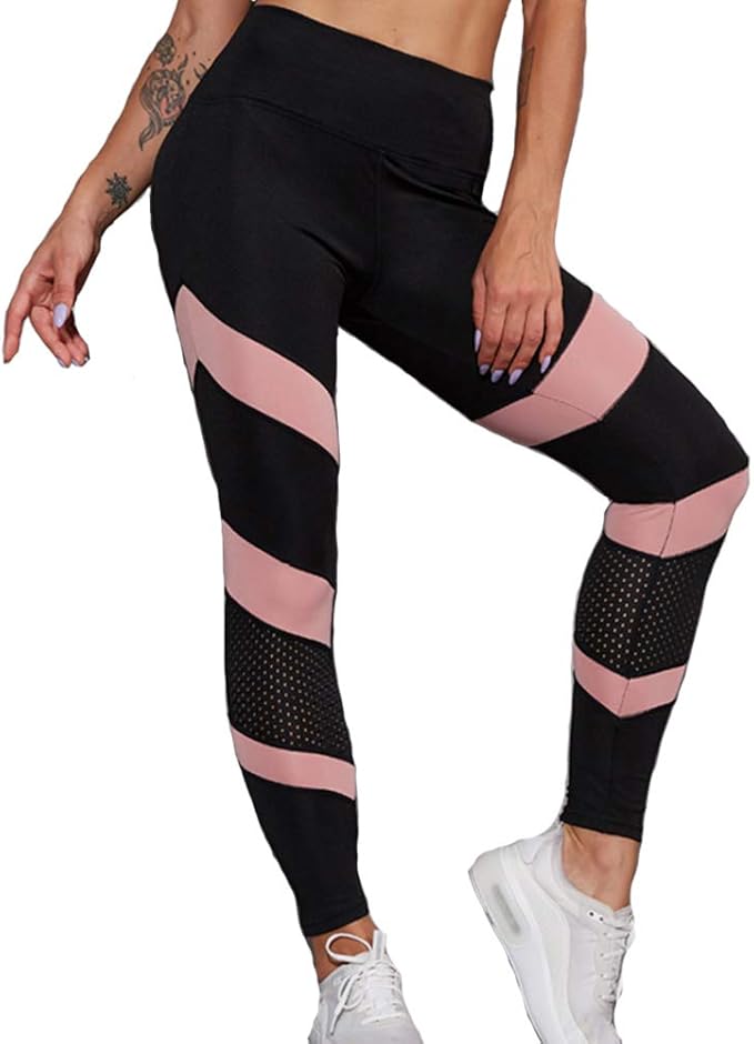 Leggings Sportivi Donna Brigitte5 - In Cotone Elasticizzato, Con Pizzo, Vita Alta, Comfortevoli - Foto 10