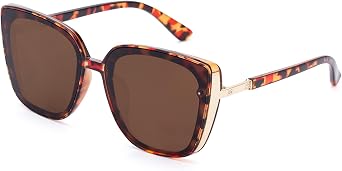 COLOSSEIN Beach Sunglasses for Women and Men Trendy Oversized Sunglasses Classic Square Sunglasses