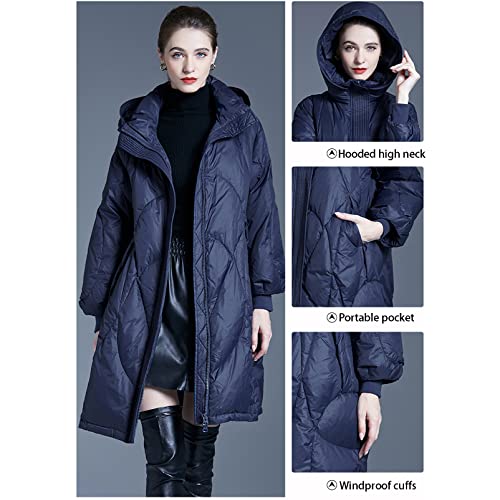 Jaqueta feminina acolchoada quente de inverno casaco com capuz ao ar livre à prova de vento casual z