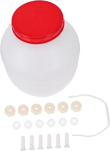 POPETPOP Cubo de alimentación de leche Jarra de leche de cabra Caballos Botella de leche Biberón de ternero Biberón Alimentador de cabra Cubo de