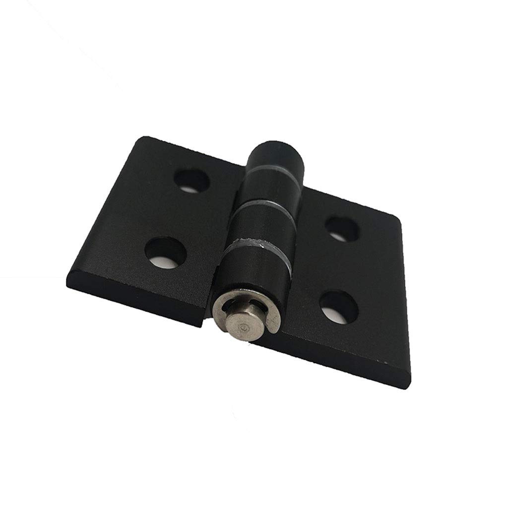 Thermes de porte en aluminium CNC standard européen noir pour quincaillerie de meuble lourd
