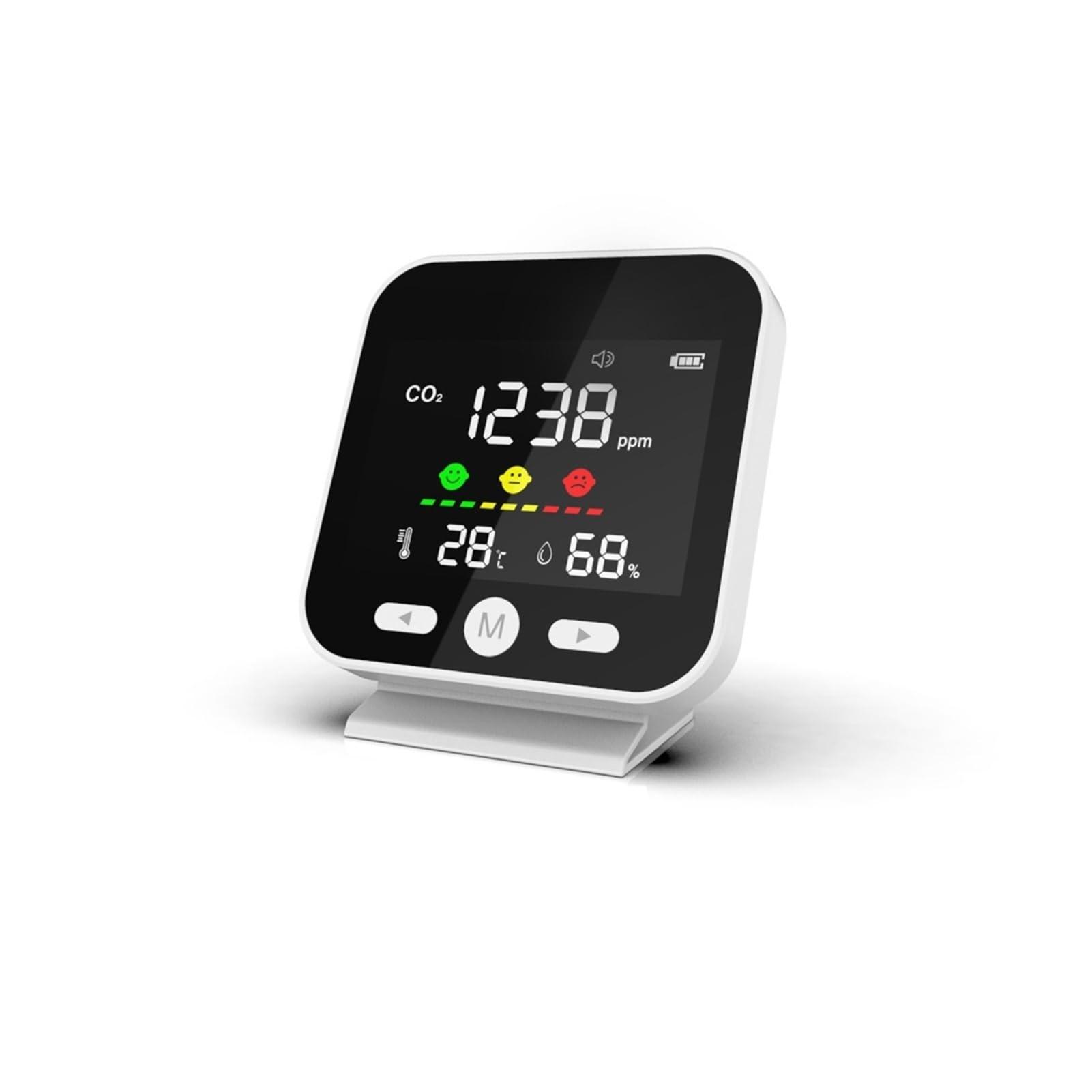 Gasdetektor, Carbon Dioxide Detector CO2 Concentration Meter Detection für Arbeit, Zuhause