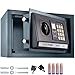 Produktbild tectake® Massiver Elektronischer Safe Tresor 20 X 31 X 22cm 4,6 kg schwarz inklusive 4 Batterien