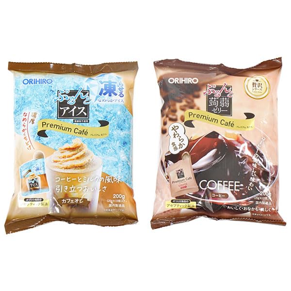 Amazon.co.jp: オリヒロ プレミアムカフェ ぷるんと蒟蒻ゼリー