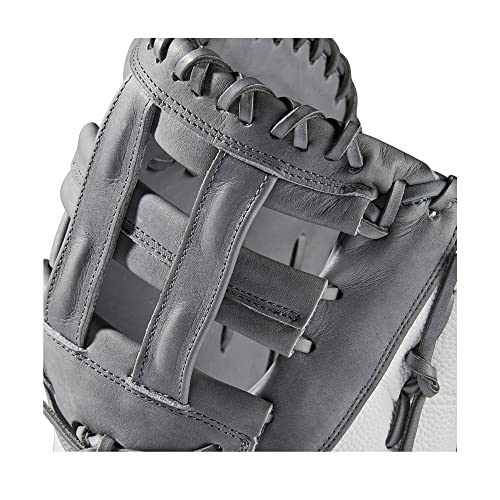 Wilson 2021 A2000 Sp1Bss 12.5" Fastpitch Glove - Right Hand Throw, First Base, Grey/White #TOP5