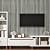 STICKEEP Grey Wood Wall Slat Panels Peel and Stick 3D Fluted Wood Panels