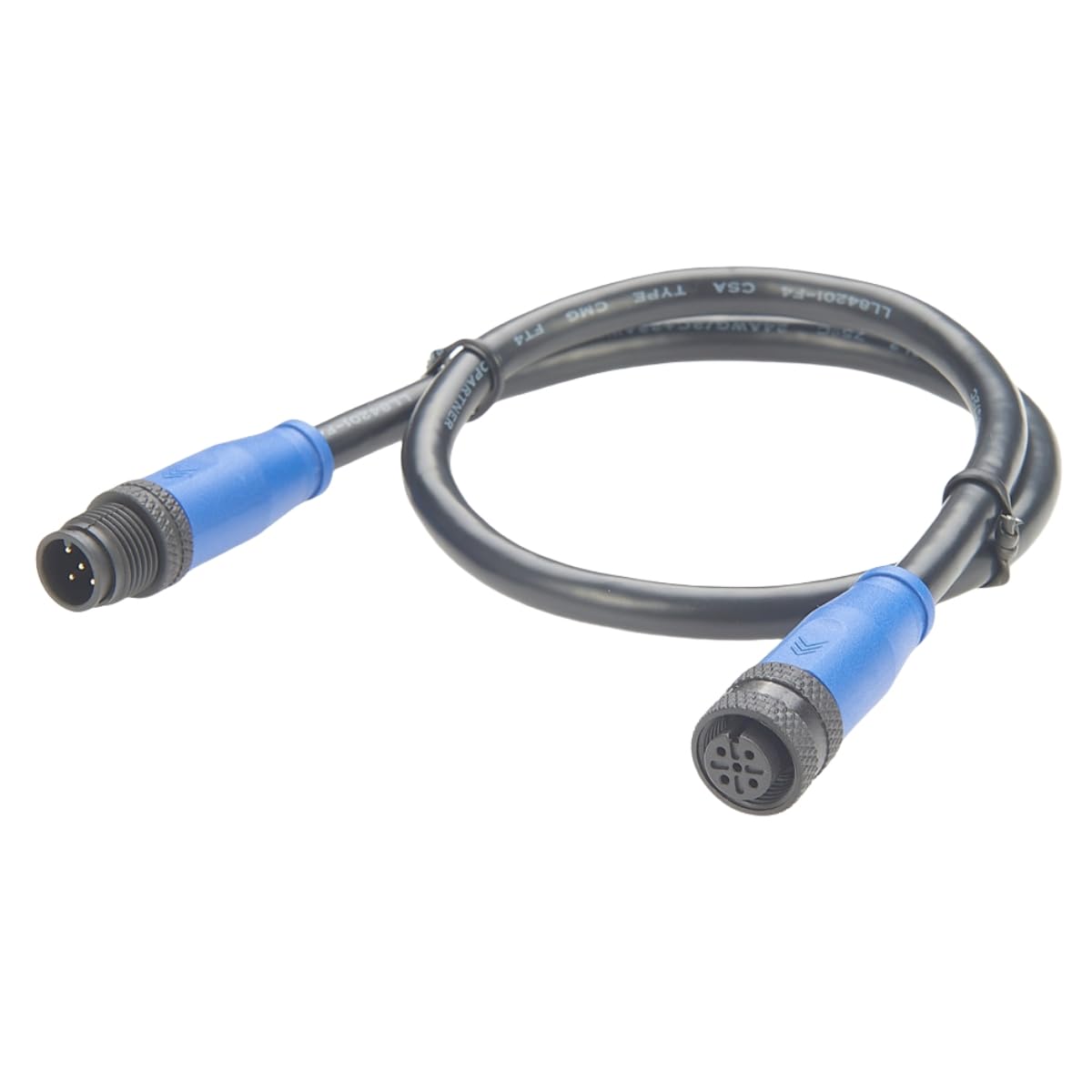 NMEA 2000 N2K Cable de caída IP67 Micro-cambio M12 A código 5 pines macho a hembra para Garmin Lowrance Simrad B&G