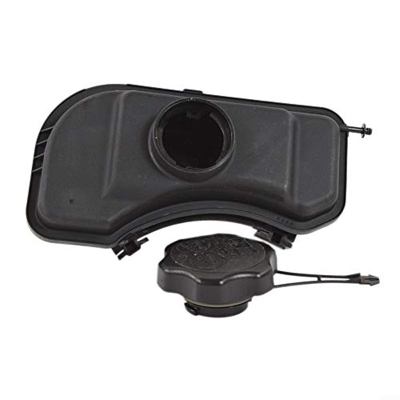 Garden Equipment 594112 - Kit di ricambio per serbatoio carburante con coperchio per parti motore tosaerba, nero