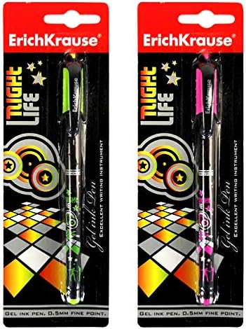 10 x Erich Krause Disney Mickey Automatic Ball Point Pen - Blue Ink Pens - 0.7mm Point - Refillable (Refills Not Supplied) - Great Value Multi Buy Sets - Ideal for School, Home & Office Use.