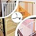 Menibeuty 2 Stück Türbolzen Babydruck, Schrauben Gitterdruck Leiter M10 Schraube Und Adapter für Geländer mit Schwarzer Nuss, Für Haustiere Hund Baby Treppe