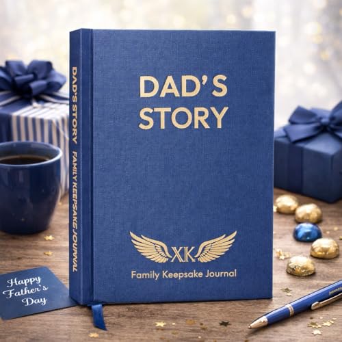 Dad's Life Story Journal (Hardcover): A Meaningful Keepsake for Dad to Share His Journey and...