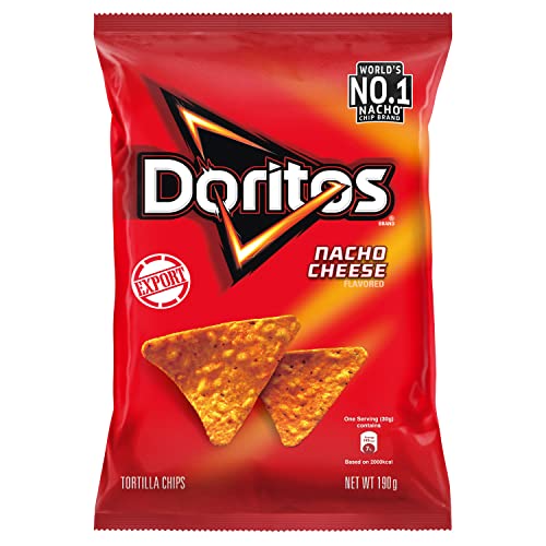 Image of Doritos Frito Lay Nacho Cheese Flavored Tortilla Chips, 7 Oz 198.4 G