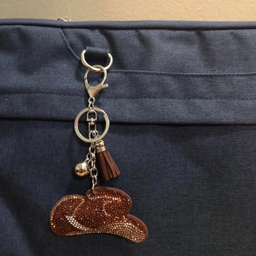 Popfizzy Rhinestone Keychains for Women and Girls, Bling Purse Charms, Birthday Gifts for Her, Backpack Key Chain, Bag Charms4