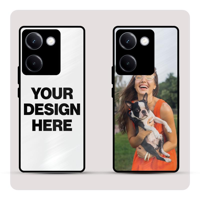 Image of Personalized Back Cover for Vivo Y200 Pro | Custom Case with Name, Photo or Logo | PrintShield Hybrid with Soft TPU Grip & Scratch Protection