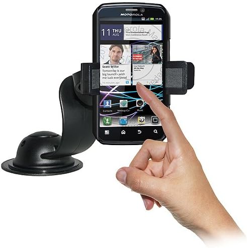 Amzer AMZ93640 Car Mount and Case System for Motorola Electrify, Motorola Photon 4G MB855 - Retail Packaging - Black