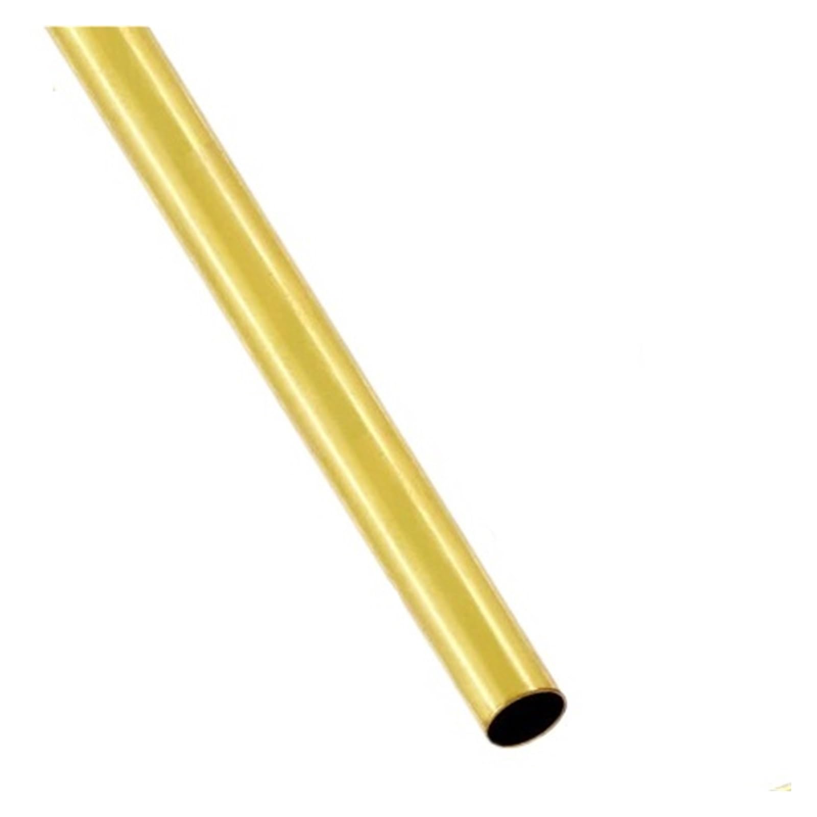 Kapqin 4X2x500mm 1Pcs 2 Mm -20 Od Brass Round Tube 1 Mm-18 Id 500Mm Length