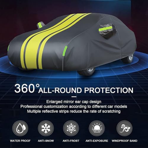 Parasol para Seat Leon Mk4 contra todo clima y lona protectora exterior e interior 4