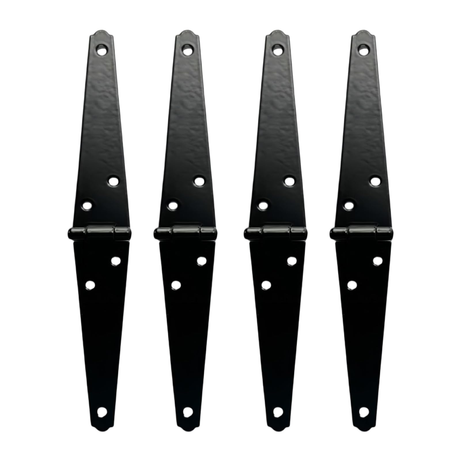 Fentency Multicolor Duty Door Hinges Decorative Strap Hinge Hardware Black Shed Door Gate Hinges With Screws Black Shed Gate With Screws