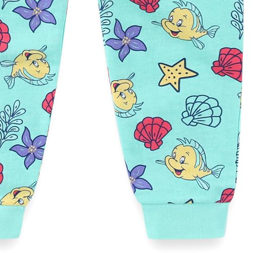 Image of Disney Lilo and Stitch Frozen Minnie Mouse Princess Girls Long Sleeve Shirt and Pants Set for Infant to Big Kids
