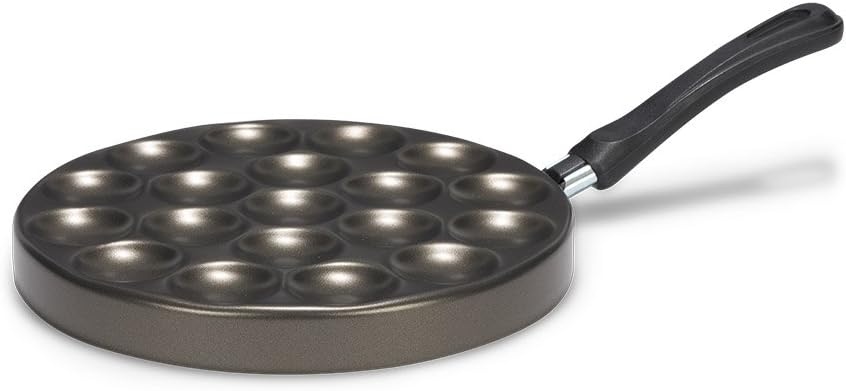 Patisse Pancake Aluminium Pan, Grey Metallic/Black