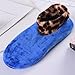 AMIMOJY Women Slipper Socks Fashion Casual Leopard Soft Cozy Double Layer Thicken Plush Winter Feet Warmer Way Womens Long
