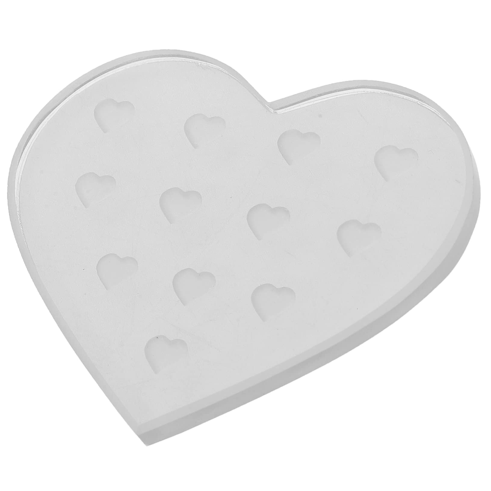 Ipetboom Eyelash Grafting Glass Spacer Lash Supplies 12 Hole Lash Extension Pallet