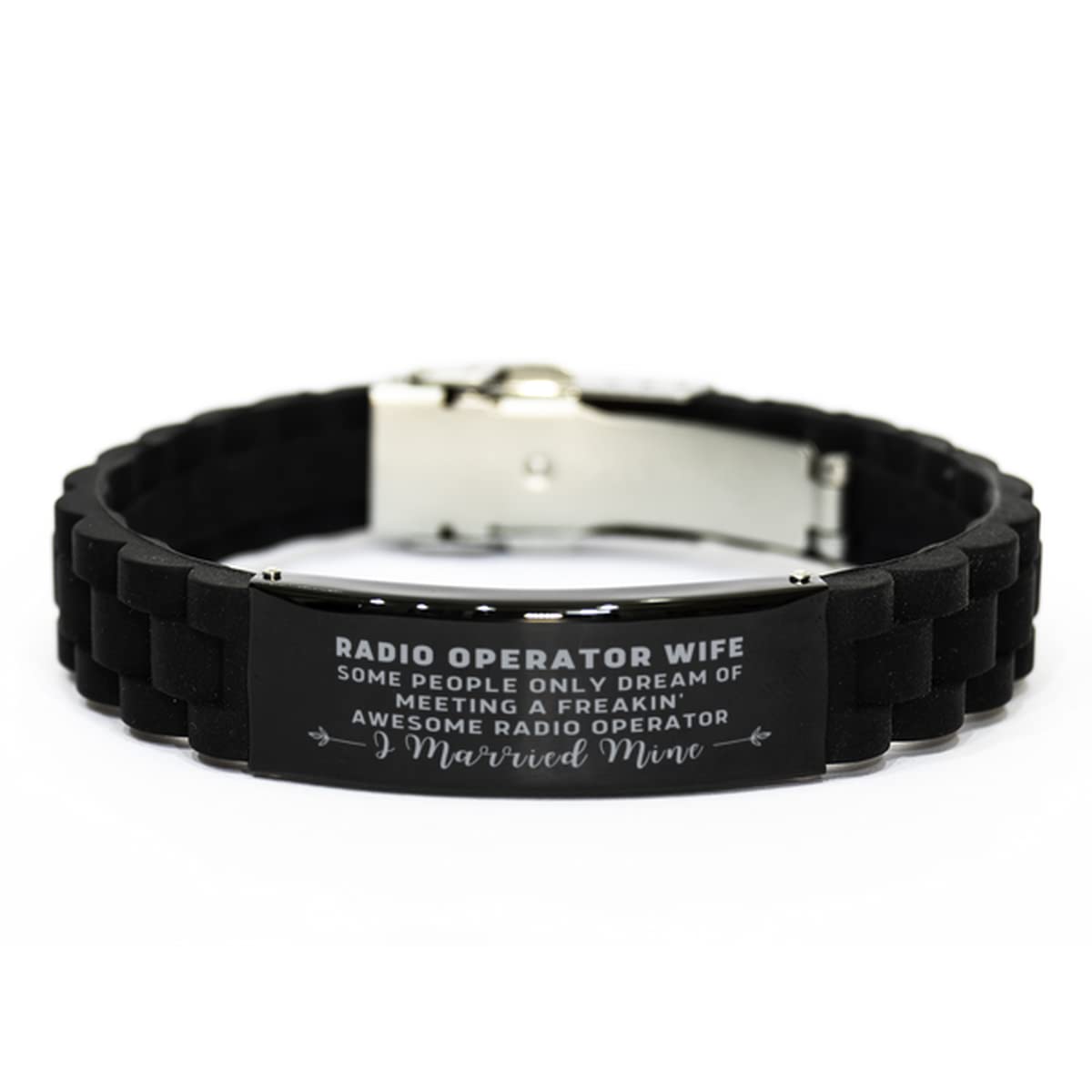 Best Radio Operator Wife Gifts Glidelock Bracelet Radio Operator Wife Some People only Dream of Meeting a Freakin' Awesome Radio Operator I Married Mine, Best Radio Operator Wife Gifts from Husband