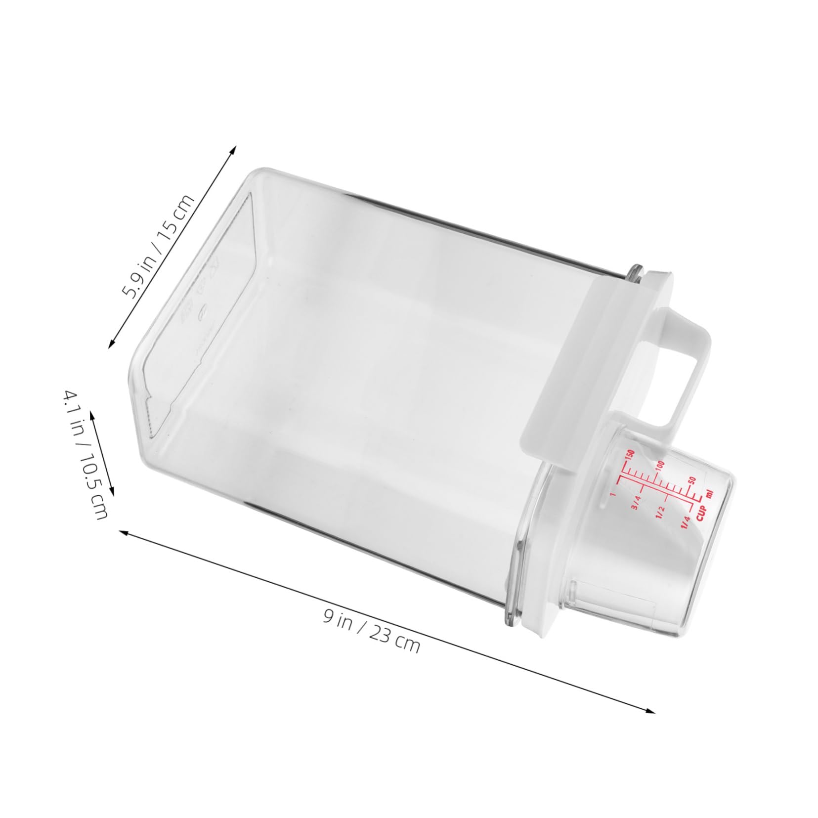 Healeved Storage Tank Dispense Bottles Chemical Lab Bottle Laundry Dispenser Lotion Containers Laundry Liquid Dispenser Containers for Household Use Transparent Plastic