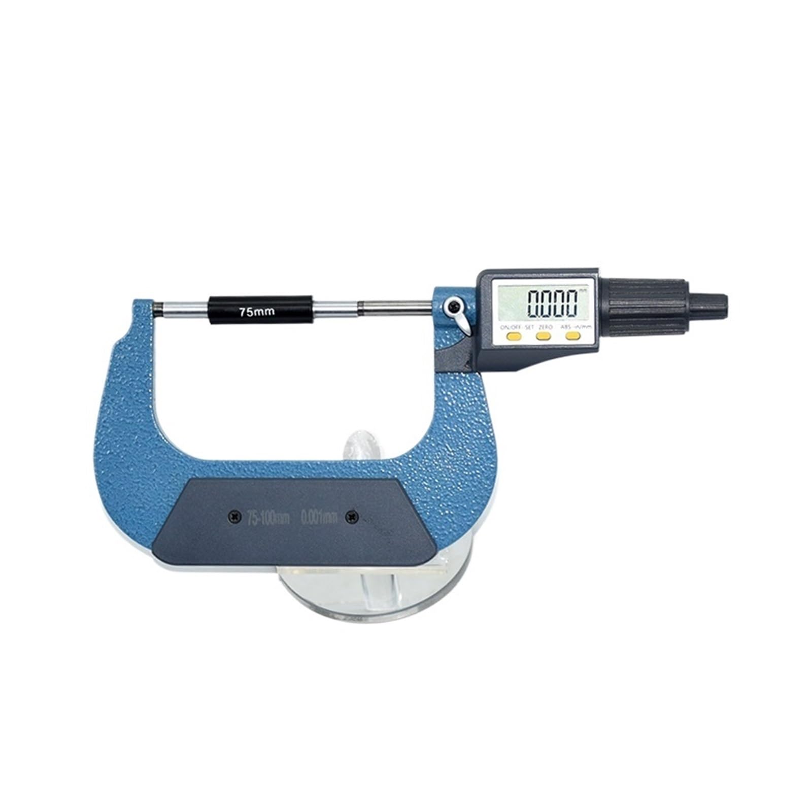 AWWVRLMM Micron Digital Outside Micrometer 0-25/25-50/50-75/100mm Electronic Gauge 0.001mm Tools Caliper(Digital 75-100MM)
