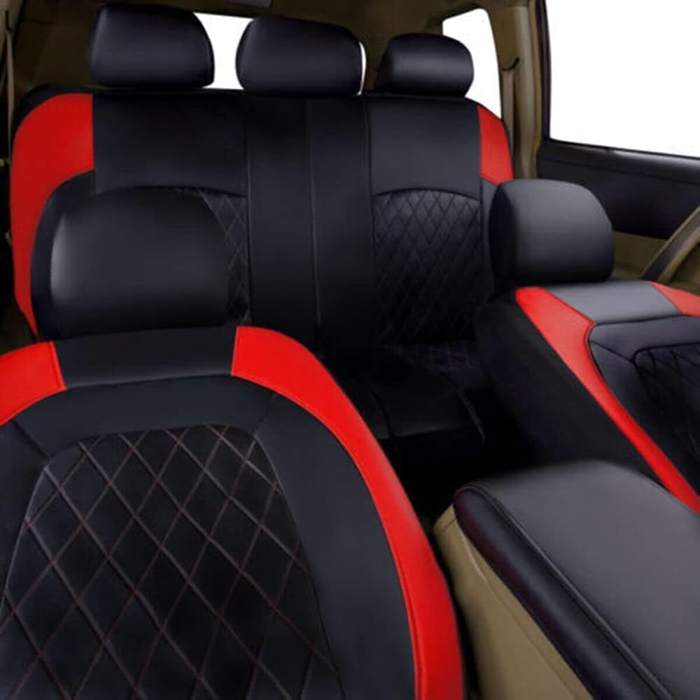 Coche Fundas Asientos para Seat Ibiza 2006 2007 2008, Respirable Cuero Completo Juegos Cubreasientos Delanteros Y Traseros Interior Accesorios,E