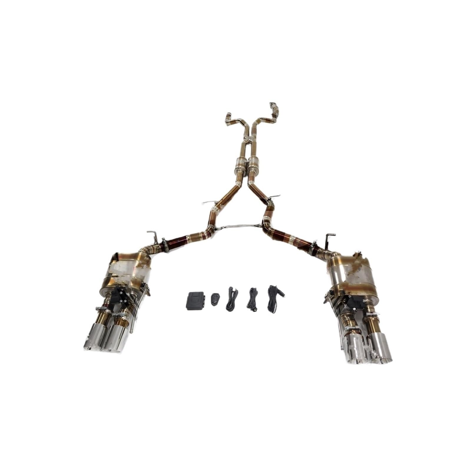 Katalizator katalizator Pasuje do Cadillac CT6 3.0T wydajność układu wydechowego tłumik rura zaworu akcesoria samochodowe Ti/SS304 HMD Catback katalizator akcesoria(SS304 Catback)