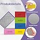 BORISCA 6 Stück Diamant Handschleifpad Set, Glas Schleifen Fliesen Schleifblöcke Polierpads Diamant Schleifpad Diamant Schleifblock für Steinkeramikfliesen Glas, 60#, 100#, 200#, 400#, 600#, 1000#