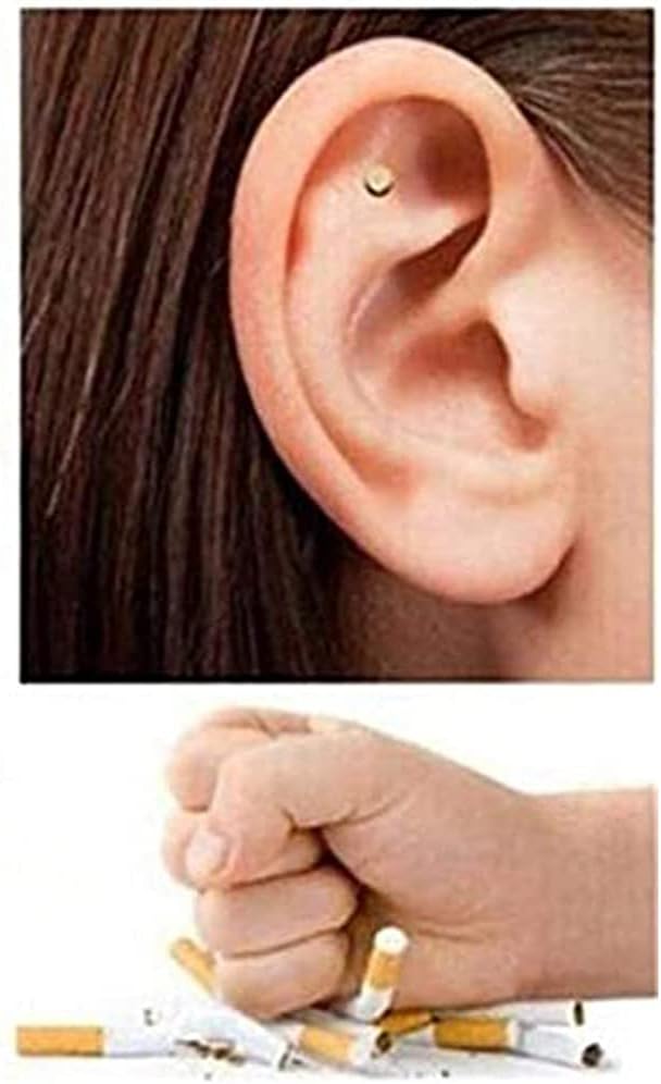 2Pcs Magnetic Therapy Quit Stop Smoking Smoke Magnet Magneti...