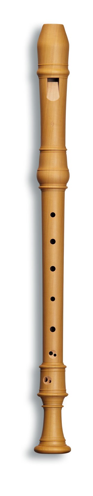 Mollenhauer 5206 Denner Flûte à bec alto Poirier clair naturel Bois de baroque double trou