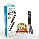 EliteGauge Digital Cooking Thermometer - Best For Cooking Food, Grilling Meat, Baking Pastries. 100% Lifetime Guarantee - Comes With Storage Cap and Battery. Makes A Great Gift