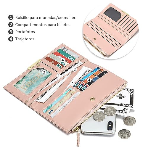 Listado de Carteras para Mujer , tabla con los diez mejores. 21 Carteras para Mujer marca ANGYBEFUN (3)