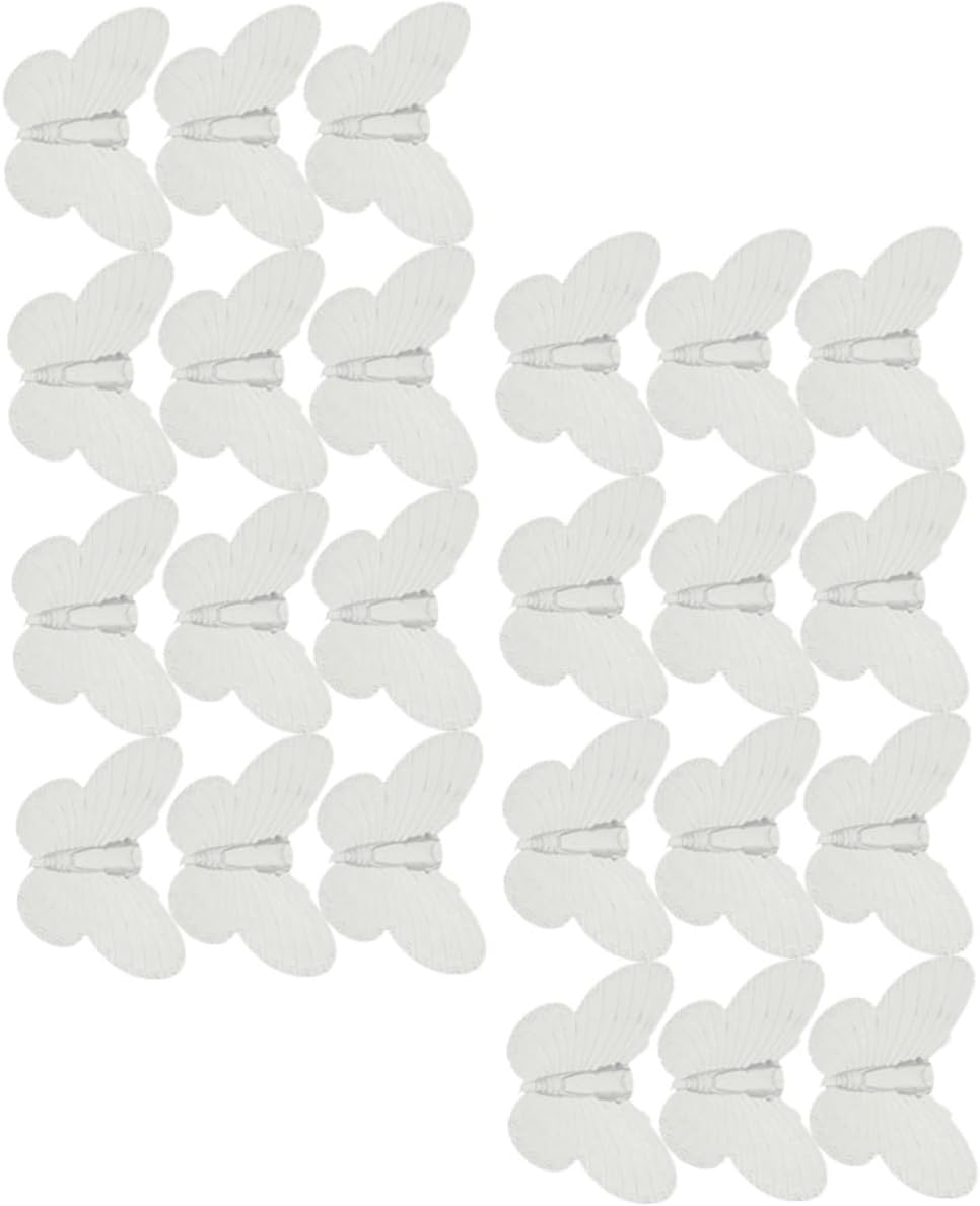 100pcs Large Butterfly Pendants String Lights Plastic Festival Hanging Decorations for Garden Wedding Outdoor Party Ornaments