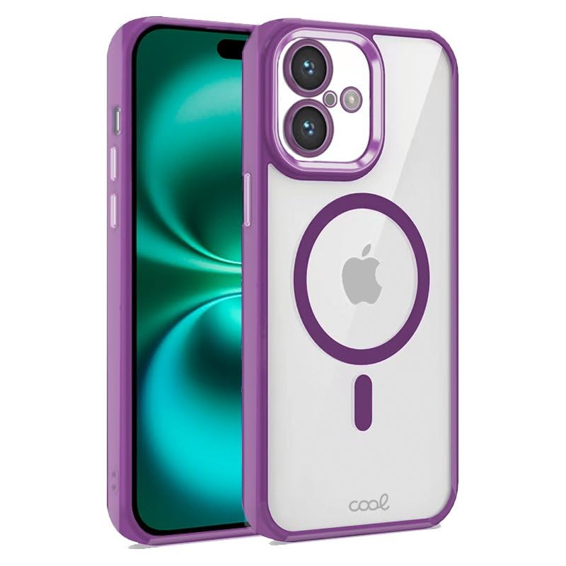 Cool Case for iPhone 16 Plus Magnetic Violet Edge