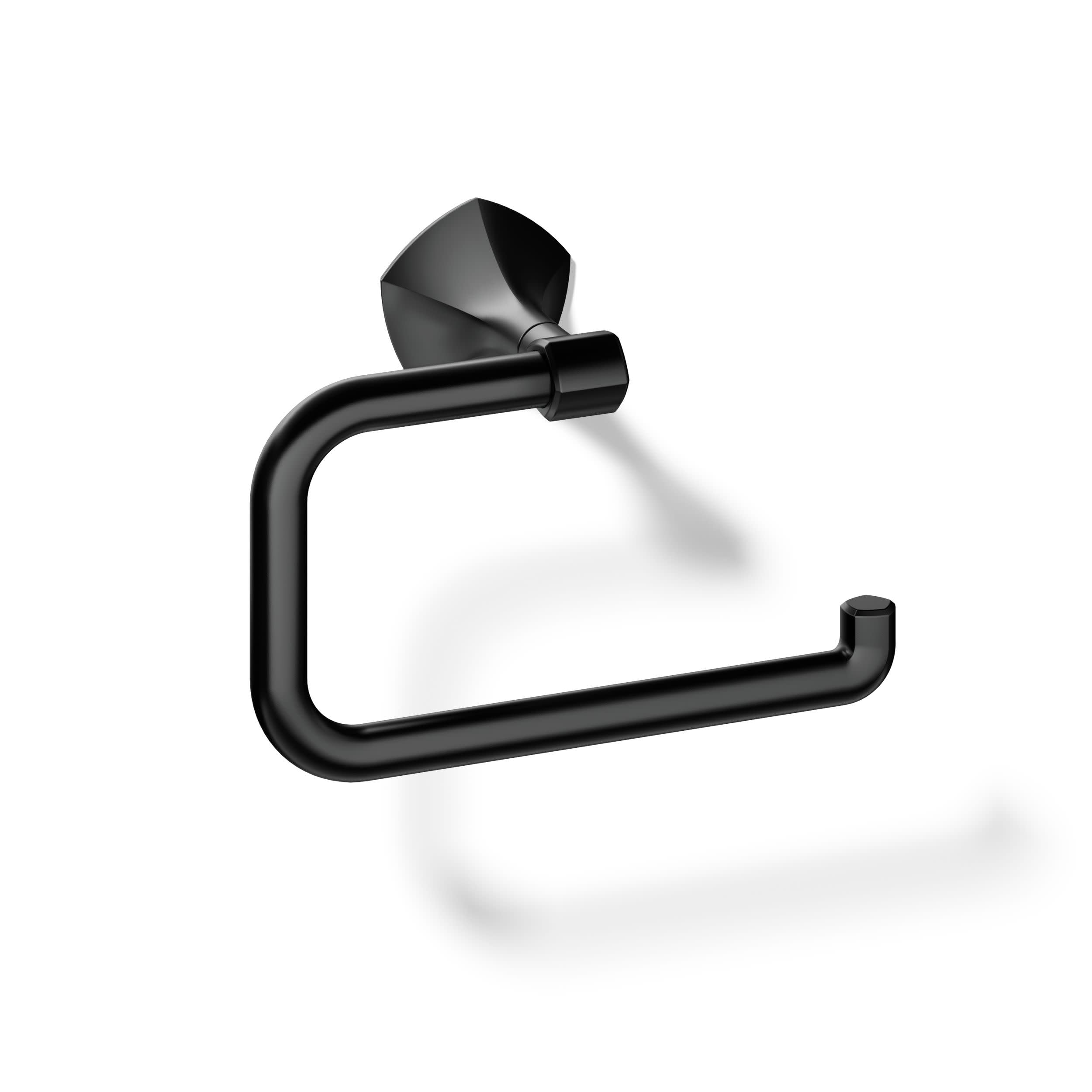 Anneau porte-serviette noir mat de salle de bain suspendu Kohler 27063-BL