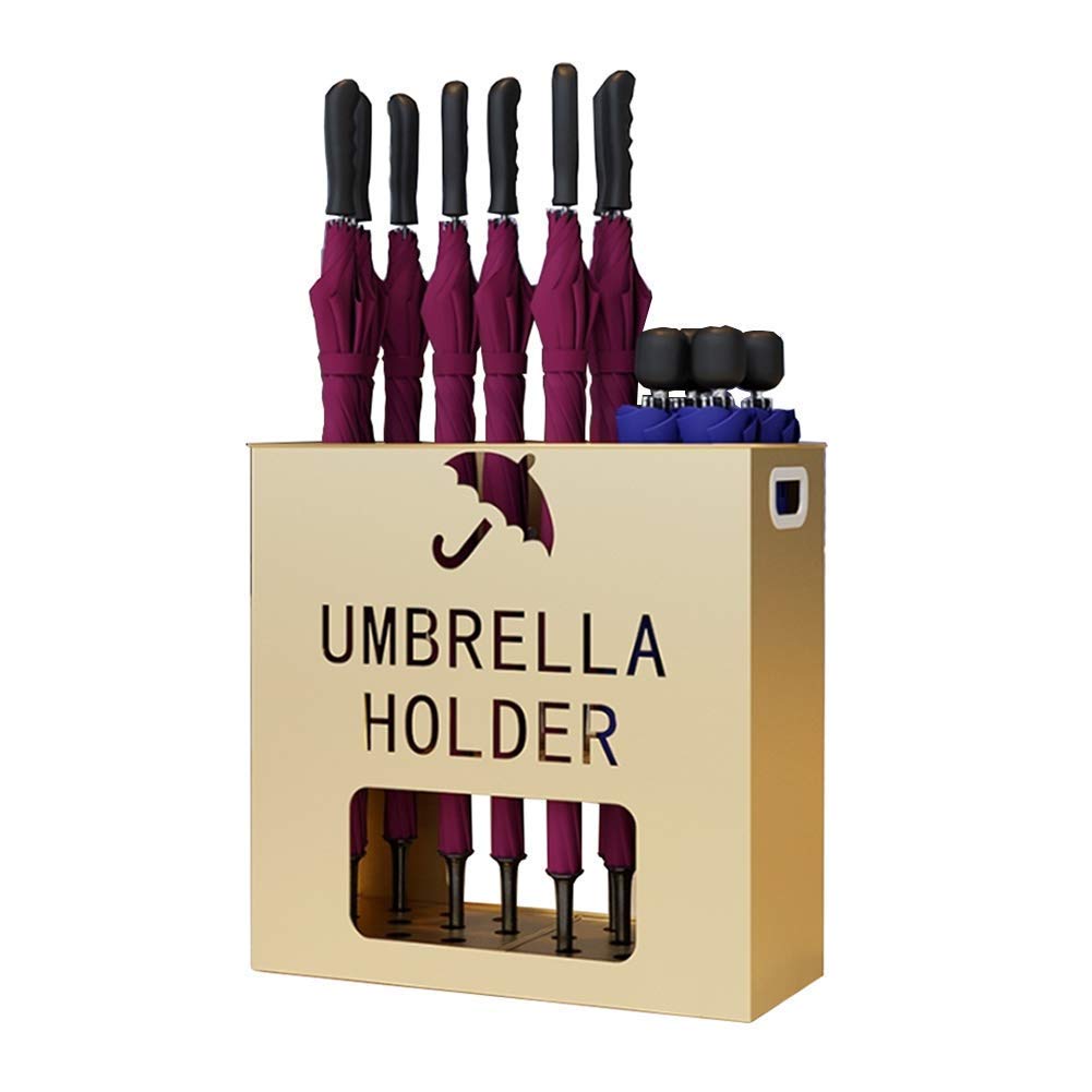Support de parapluie pour hall d'hôtel, design creux et grand volume