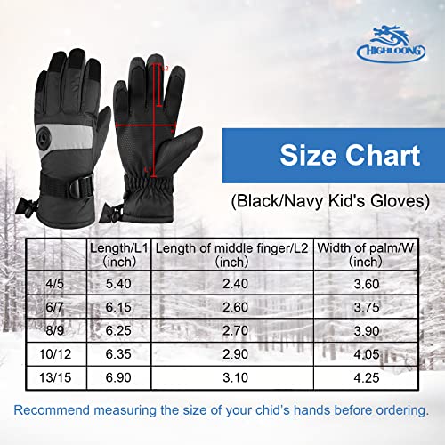 Guantes de esquí para niños que evitan manos frías y mojadas 4