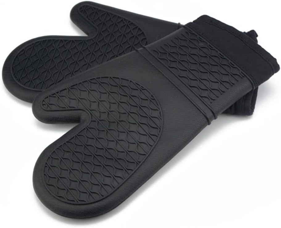 1 Pair of Thickened Silicone Oven Gloves, Microwave, Handles, Bowls, Pots, Kitchen