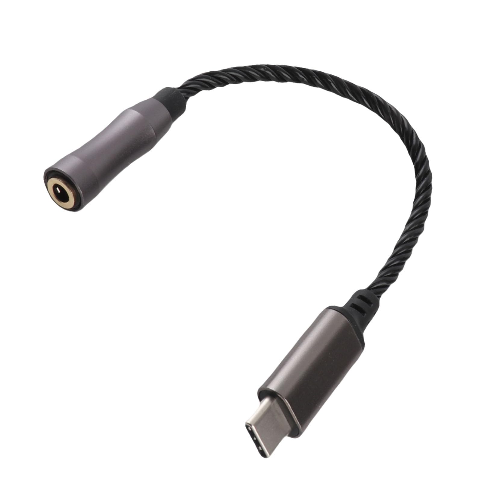 Adattatore USB C a 3.5mm Femmina con Amplificatore Integrato 120dB, Cavo Tipo C a Jack per Cuffie, Dongle da a 3.5mm , per PC, Smartphone, Tablet